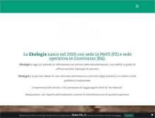 Tablet Screenshot of ekologix.it